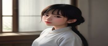 女性对着镜子与自己说话，画面温柔而有力量，展示认知重构与自我对话类视频的核心场景，陶土橙暖光氛围